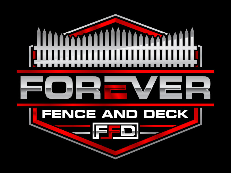Forever Fence and Deck logo design by LogoQueen