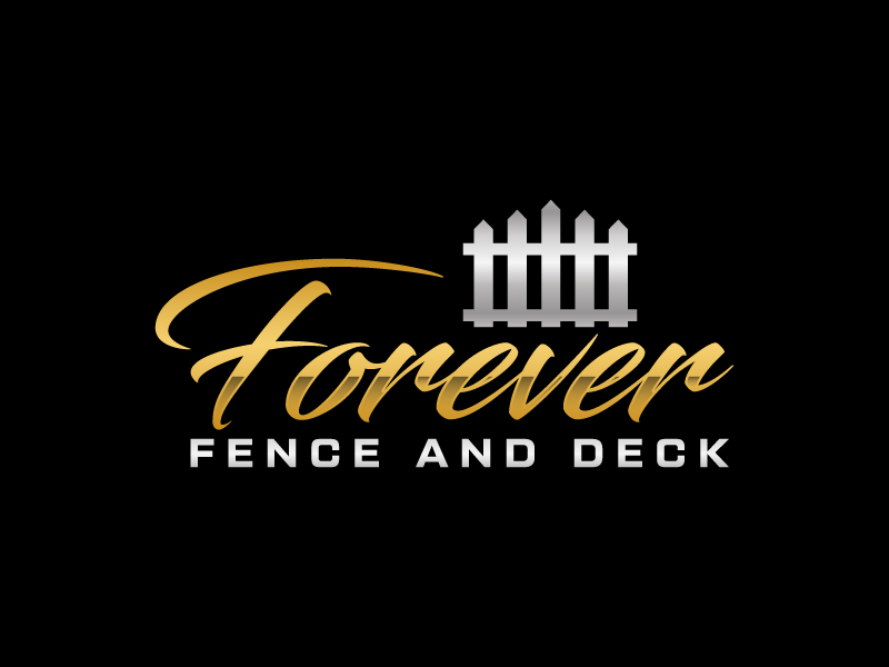 Forever Fence and Deck logo design by akilis13