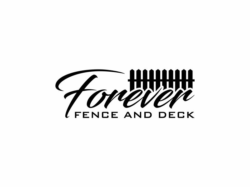 Forever Fence and Deck logo design by glasslogo