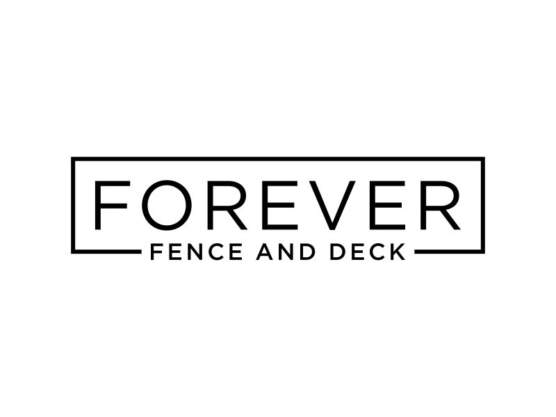 Forever Fence and Deck logo design by dewipadi