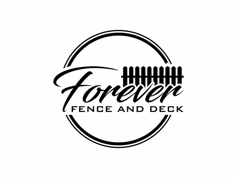 Forever Fence and Deck logo design by glasslogo
