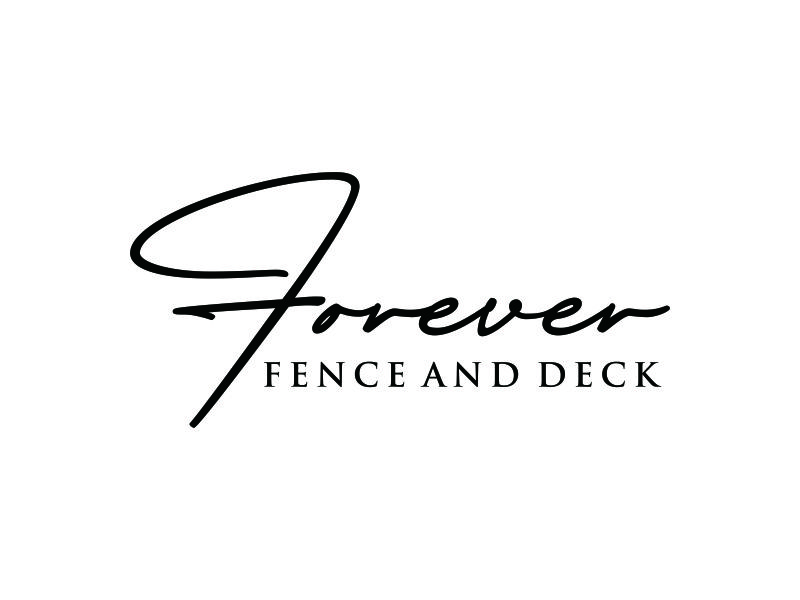 Forever Fence and Deck logo design by ozenkgraphic