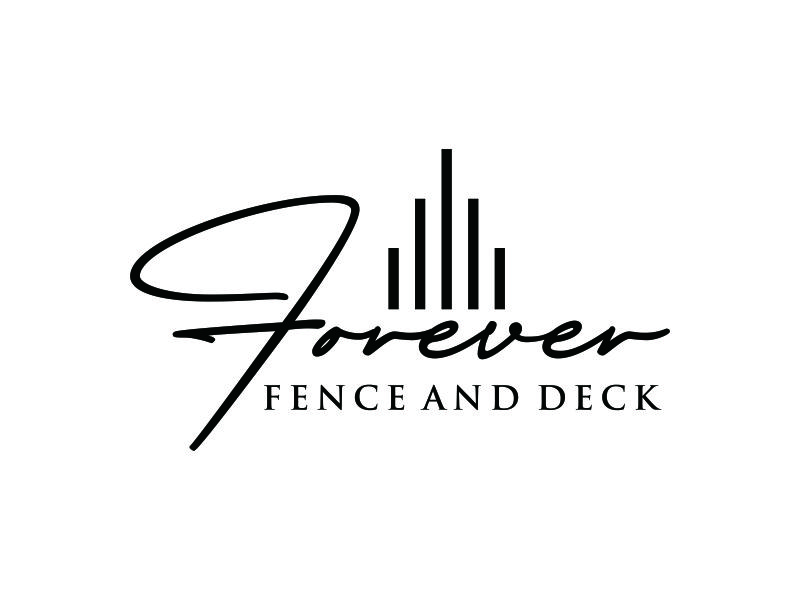 Forever Fence and Deck logo design by ozenkgraphic