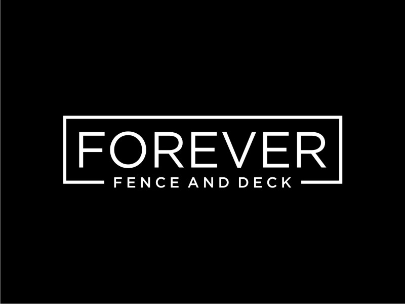 Forever Fence and Deck logo design by Artomoro