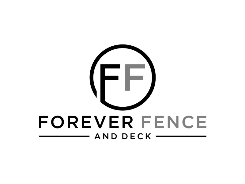 Forever Fence and Deck logo design by Artomoro