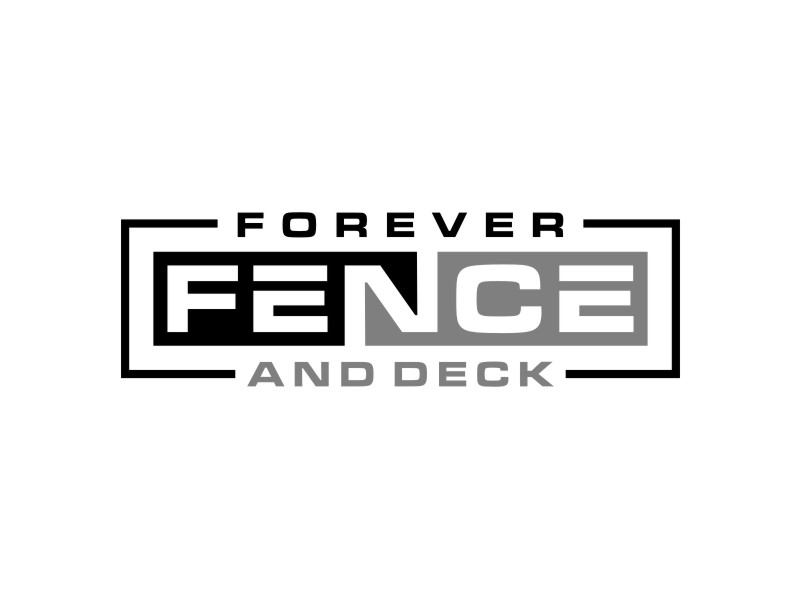 Forever Fence and Deck logo design by Artomoro