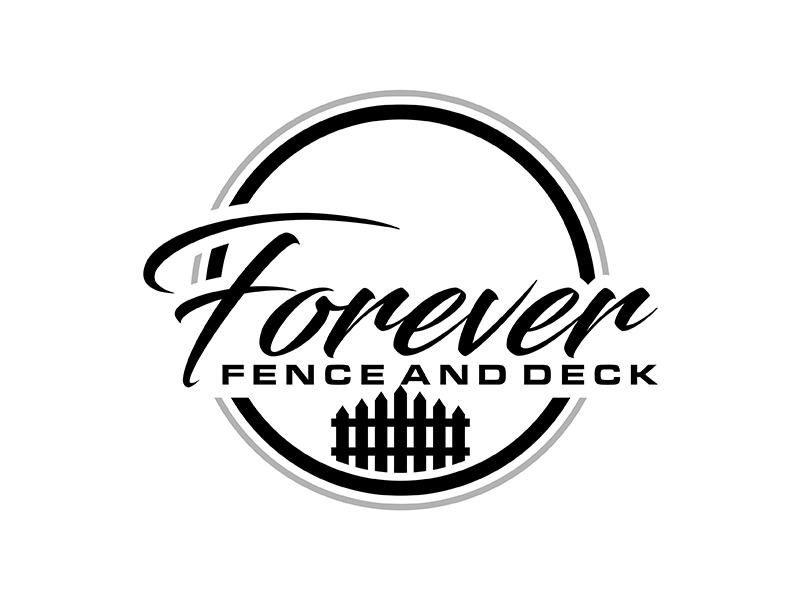 Forever Fence and Deck logo design by ndaru