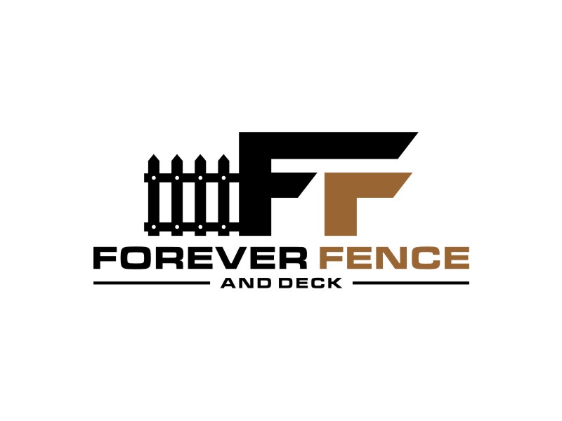 Forever Fence and Deck logo design by Artomoro