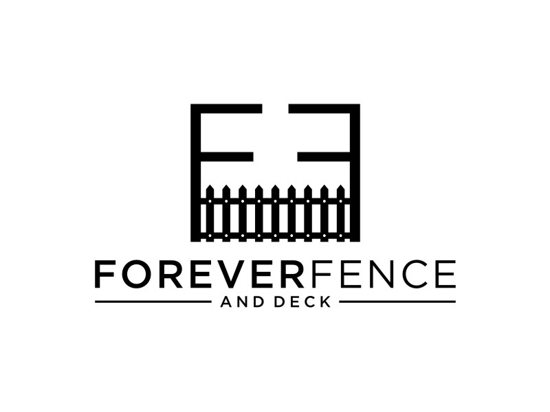 Forever Fence and Deck logo design by Artomoro