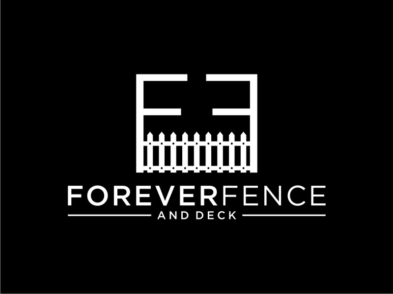 Forever Fence and Deck logo design by Artomoro