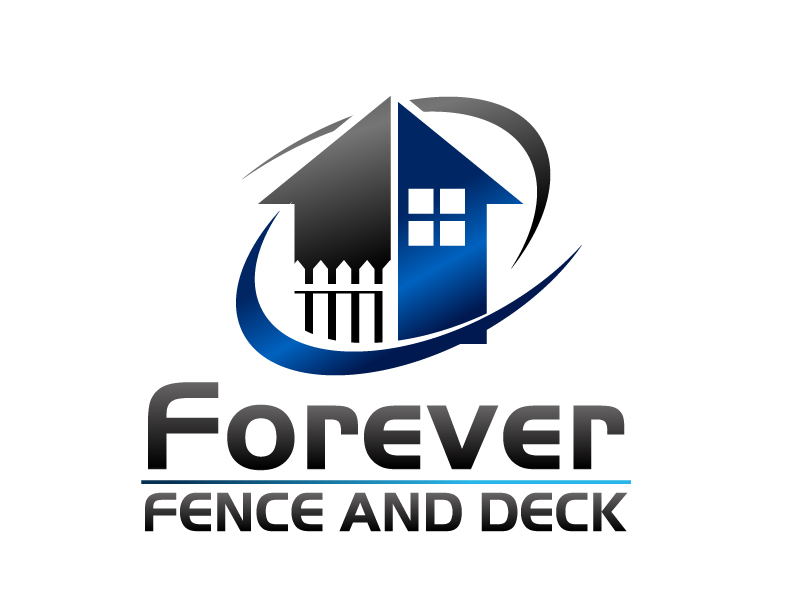 Forever Fence and Deck logo design by Dawnxisoul393