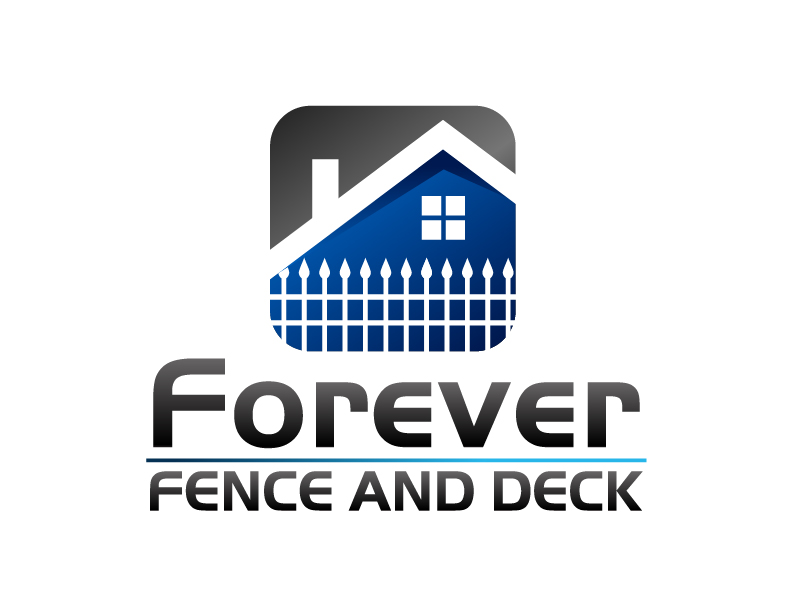 Forever Fence and Deck logo design by Dawnxisoul393