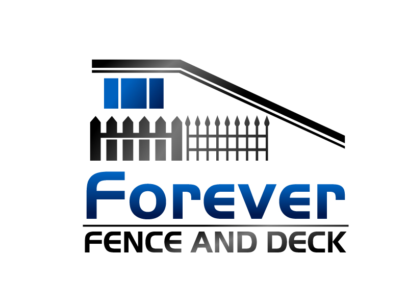 Forever Fence and Deck logo design by Dawnxisoul393