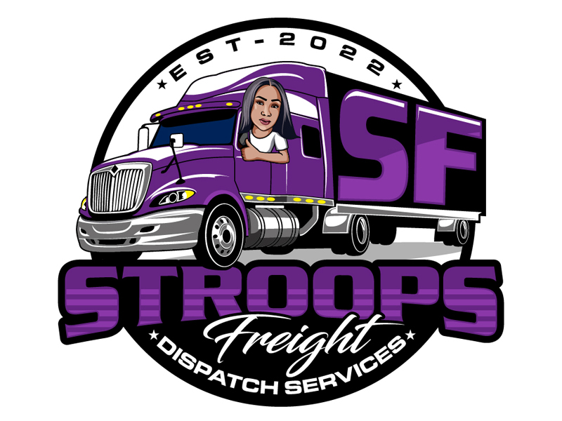 Stroops Freight Dispatch Services logo design by DreamLogoDesign