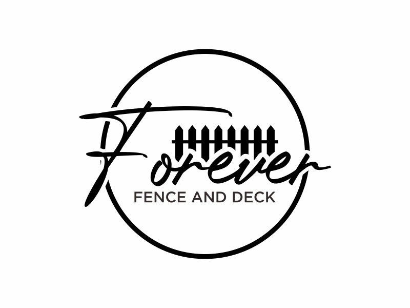 Forever Fence and Deck logo design by qqdesigns