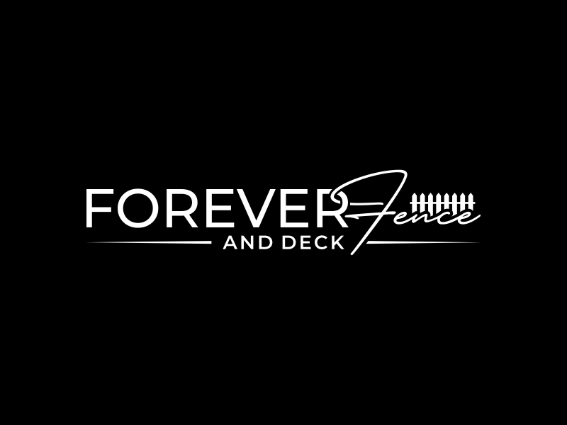 Forever Fence and Deck logo design by qqdesigns