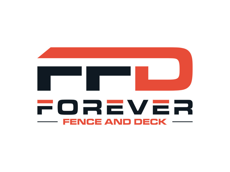 Forever Fence and Deck logo design by planoLOGO