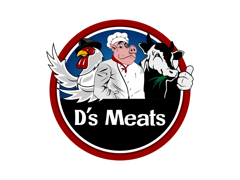 D's Meats logo design by Kruger