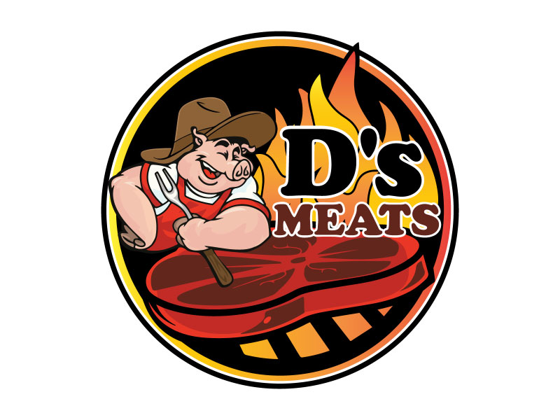 D's Meats logo design by TMaulanaAssa