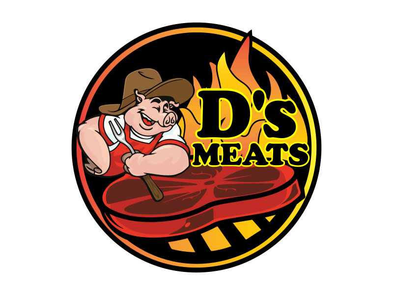 D's Meats logo design by TMaulanaAssa