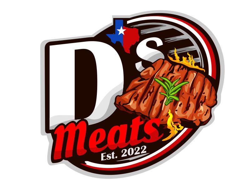 D's Meats logo design by veron