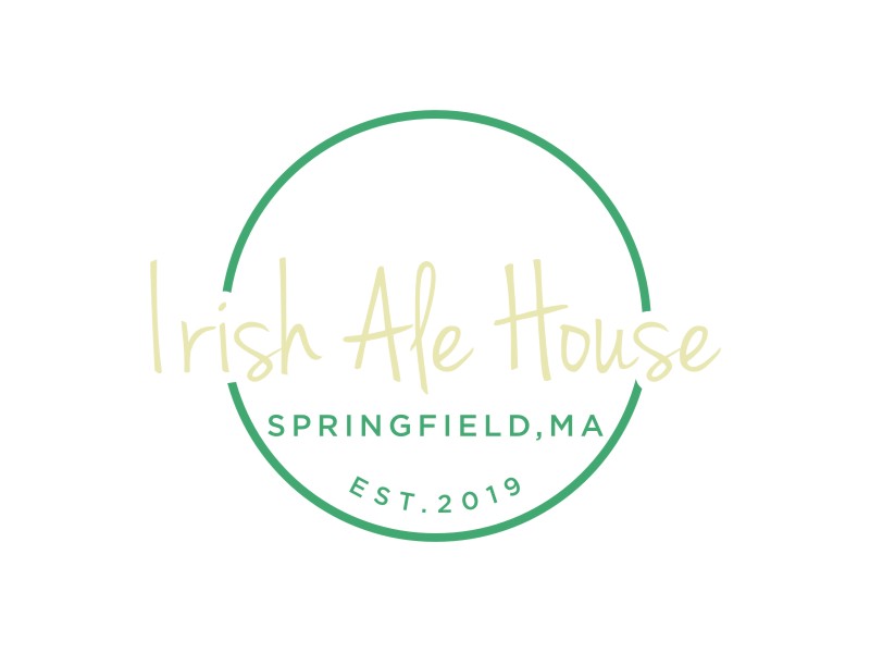 Irish Ale House logo design by Artomoro