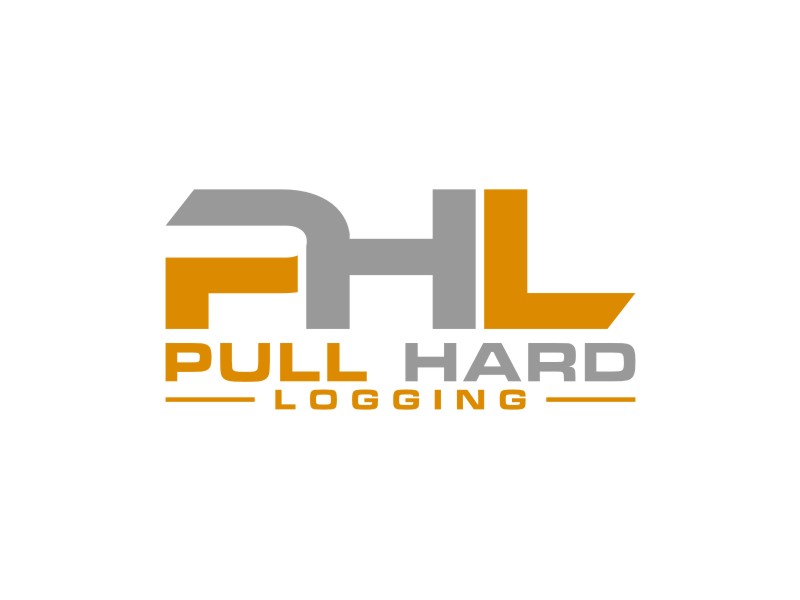 Pull-Hard Logging logo design by Artomoro