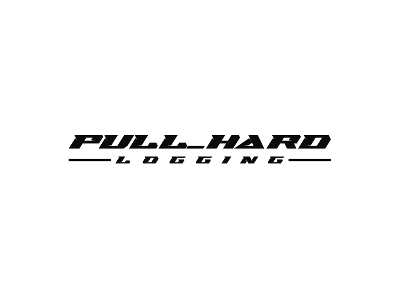 Pull-Hard Logging logo design by clayjensen
