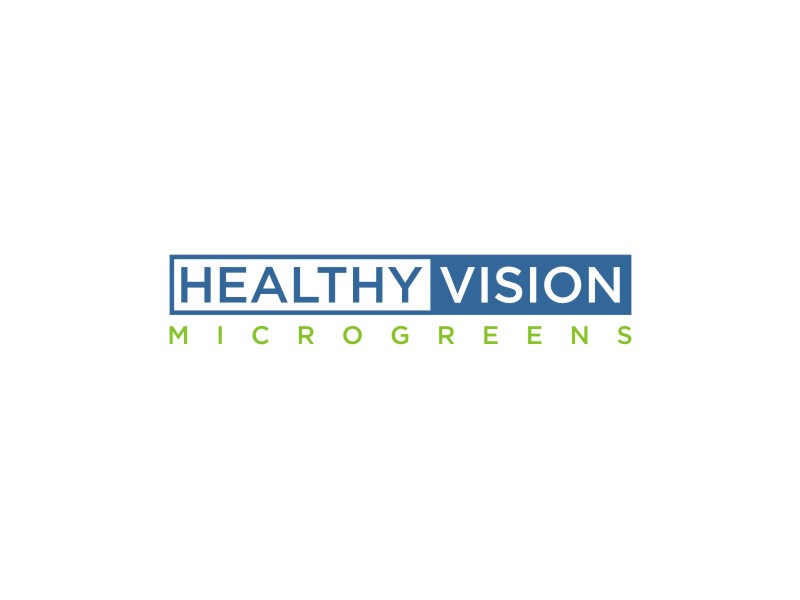 HEALTHY VISION Microgreens logo design by Artomoro