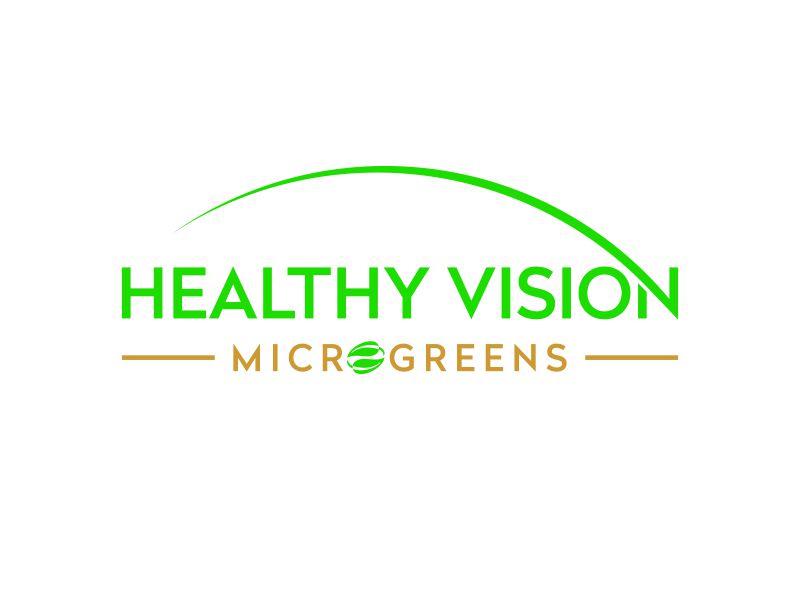 HEALTHY VISION Microgreens logo design by Riyana