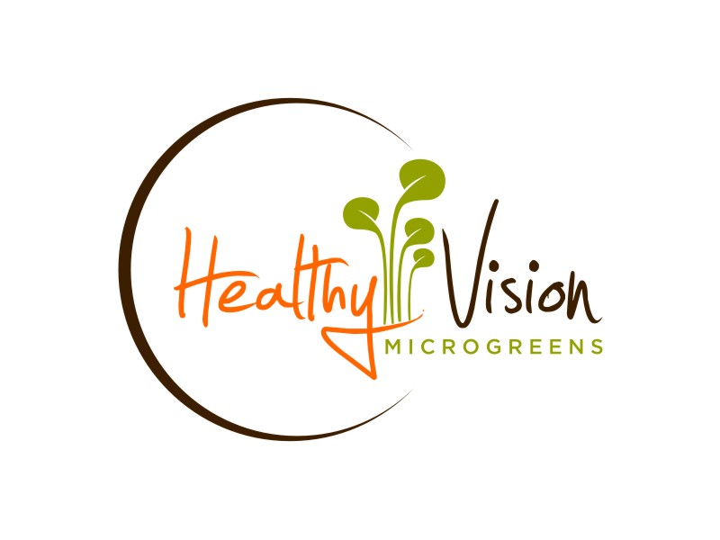 HEALTHY VISION Microgreens logo design by Artomoro