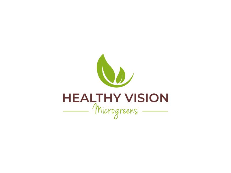 HEALTHY VISION Microgreens logo design by RIANW