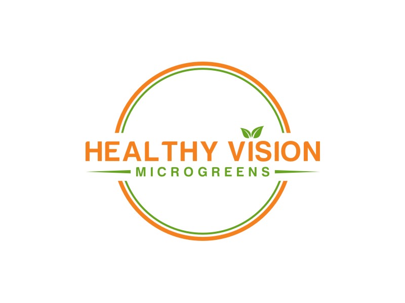HEALTHY VISION Microgreens logo design by alby