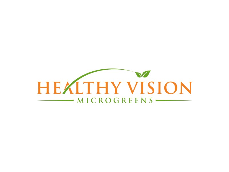 HEALTHY VISION Microgreens logo design by alby