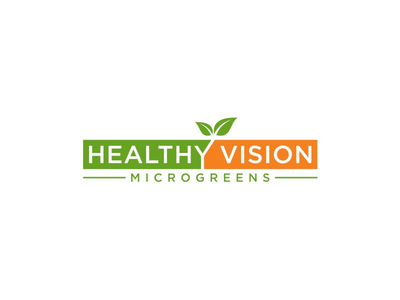 HEALTHY VISION Microgreens logo design by alby