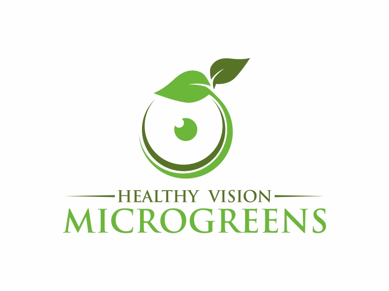 HEALTHY VISION Microgreens logo design by qqdesigns