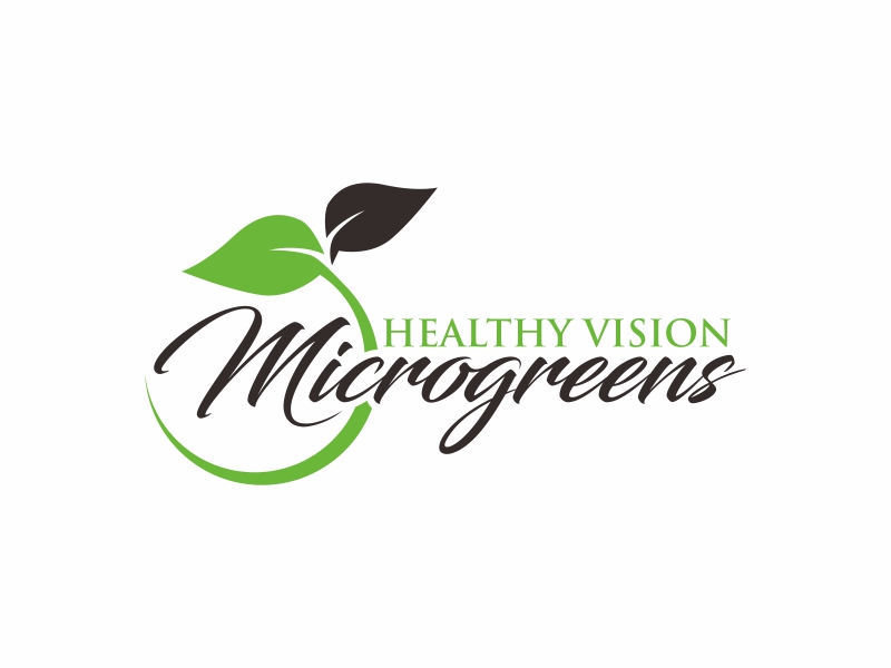 HEALTHY VISION Microgreens logo design by qqdesigns