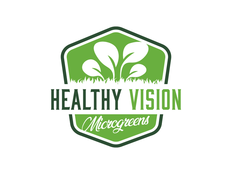 HEALTHY VISION Microgreens logo design by akilis13
