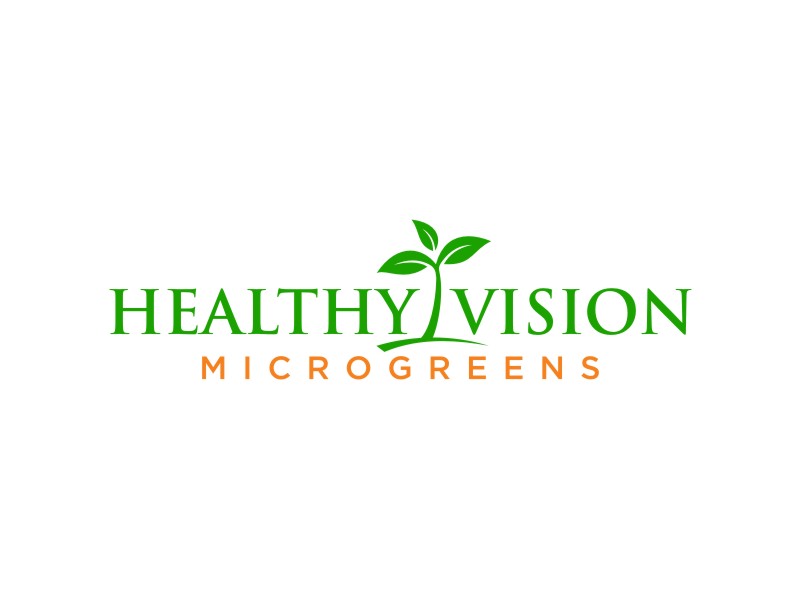 HEALTHY VISION Microgreens logo design by alby