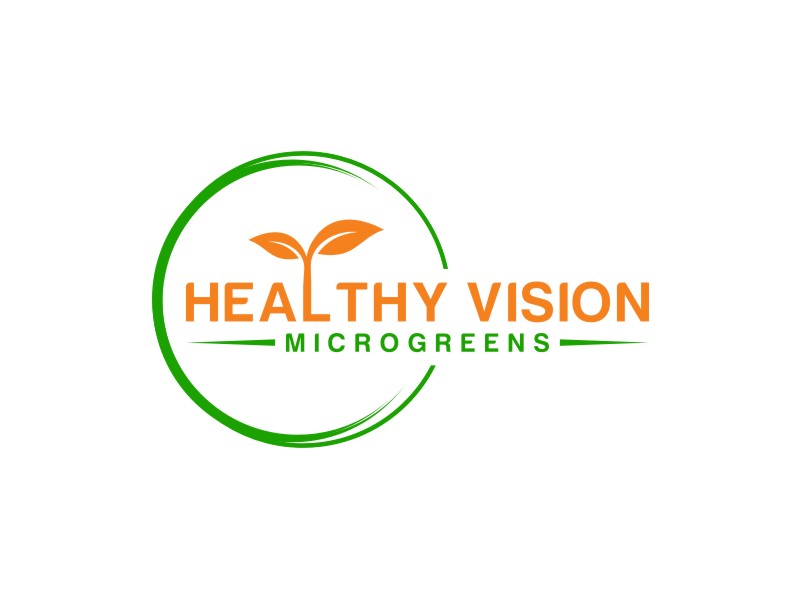 HEALTHY VISION Microgreens logo design by alby
