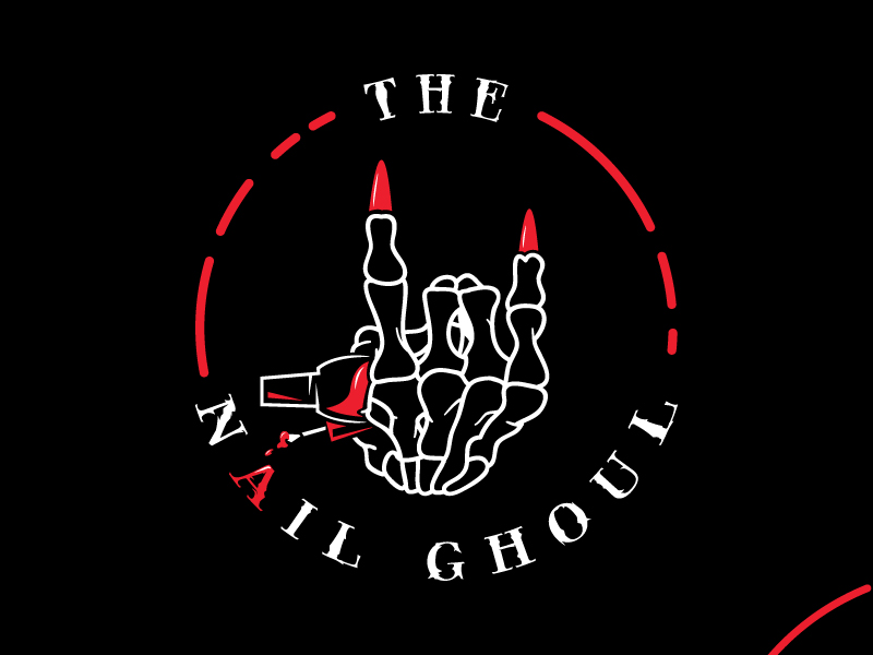 The Nail Ghoul logo design by Kipli92
