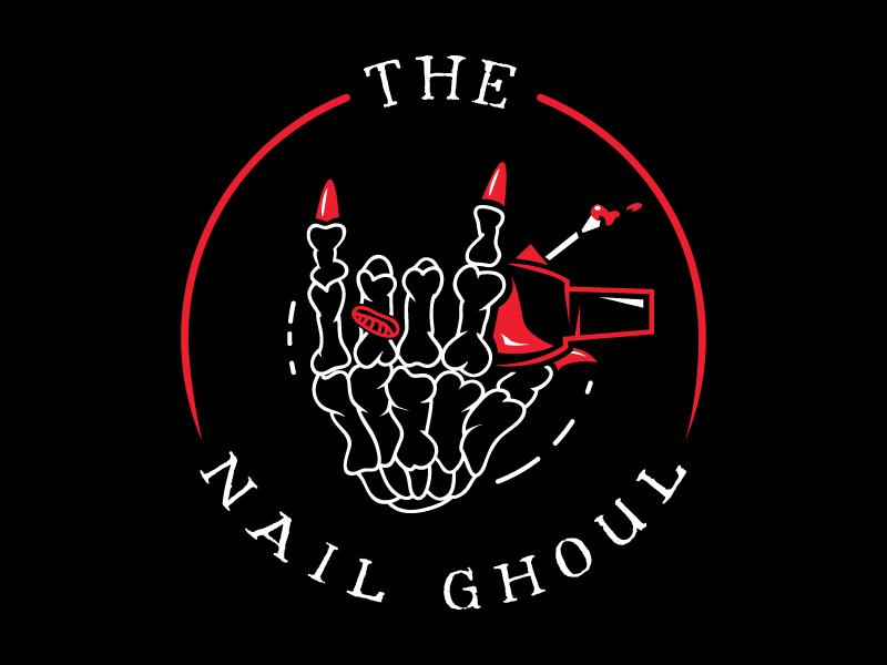 The Nail Ghoul logo design by Kipli92
