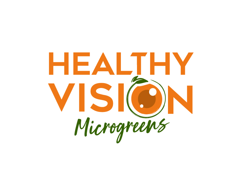 HEALTHY VISION Microgreens logo design by megalogos