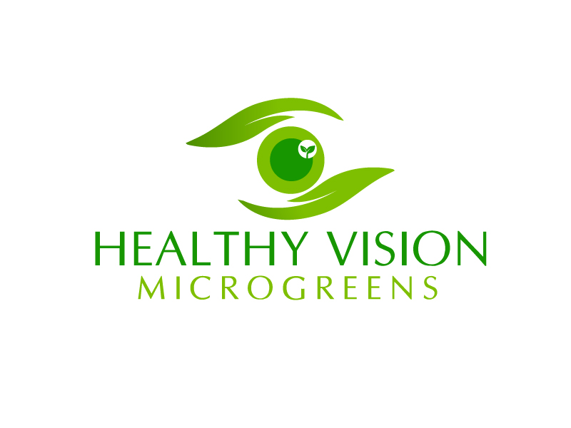 HEALTHY VISION Microgreens logo design by megalogos