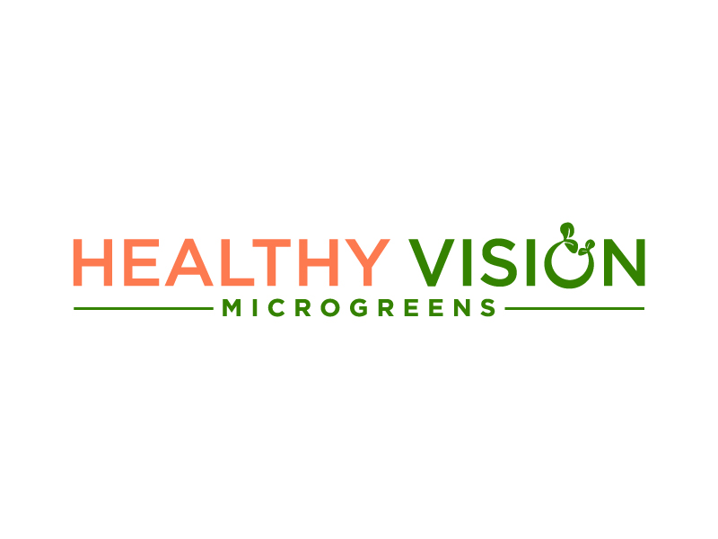 HEALTHY VISION Microgreens logo design by MonkDesign
