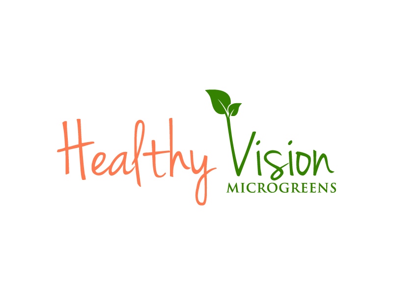 HEALTHY VISION Microgreens logo design by MonkDesign