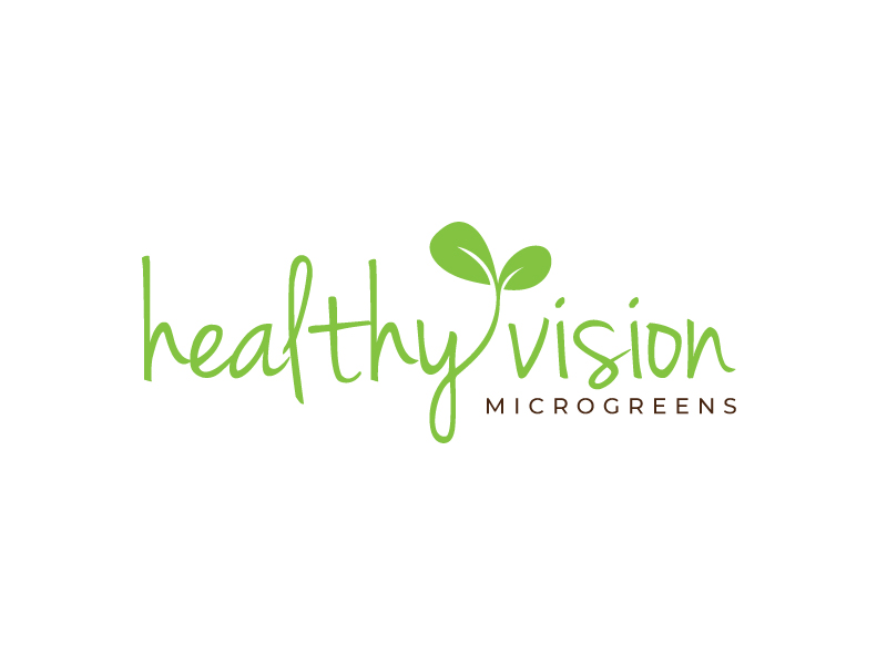 HEALTHY VISION Microgreens logo design by Bhaskar Shil