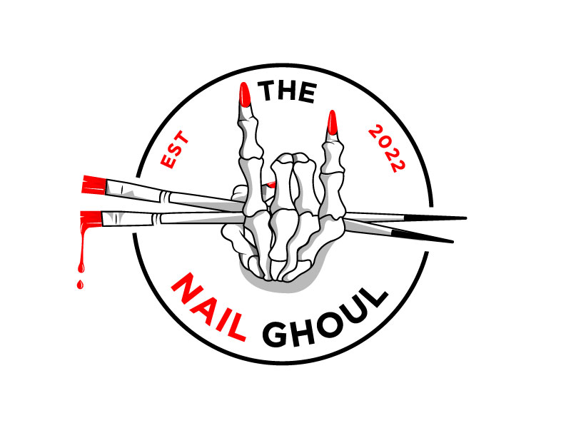 The Nail Ghoul logo design by MonkDesign