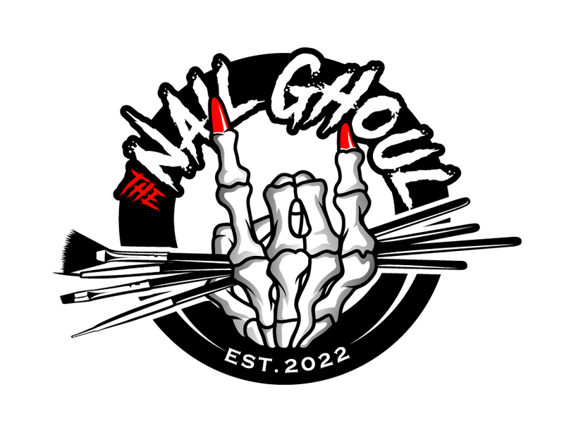 The Nail Ghoul logo design by DreamLogoDesign