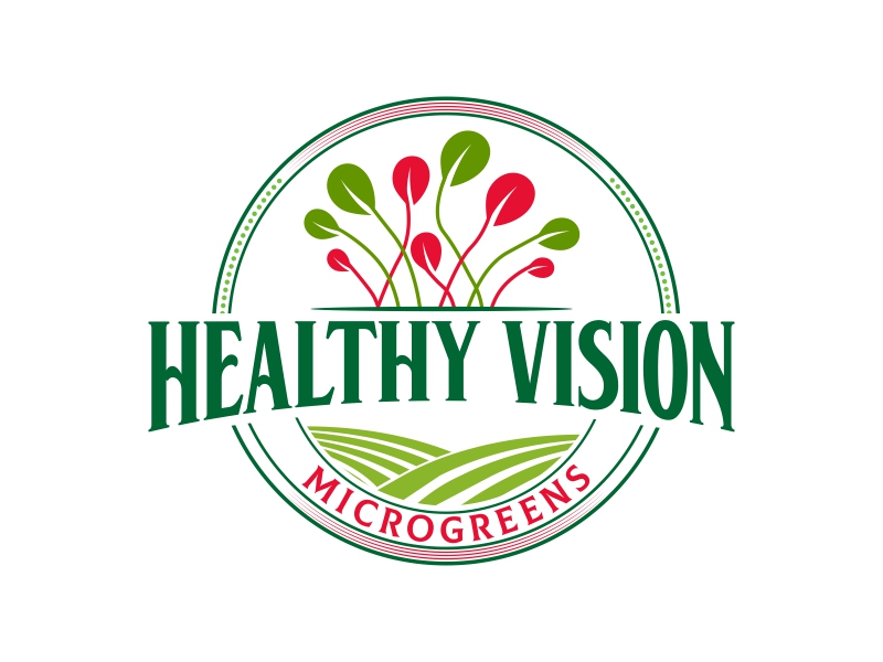 HEALTHY VISION Microgreens logo design by rizuki